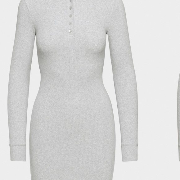 Aritzia Home Stretch Long Sleeve Henley Dress (NWT) - Picture 5 of 6